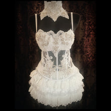 Load image into Gallery viewer, Immortal Bride Rhinestone and Lace Applique Bra
