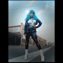 Load image into Gallery viewer, Liquid Vinyl Lace-up Legging