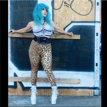 Load image into Gallery viewer, Headbanger&#39;s Ball Leopard High Waisted Legging