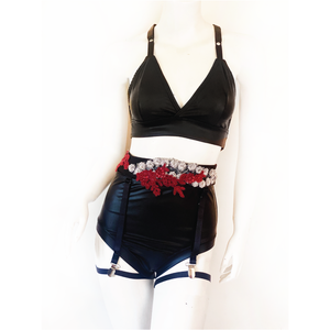 Matte Vinyl High Waisted Brief