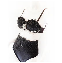 Load image into Gallery viewer, House of Ill Repute Beaded Lace Bra