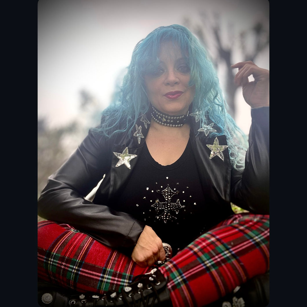 Plaid Pop Punk Lace-up Legging