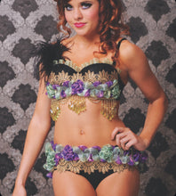 Load image into Gallery viewer, A Victorian Afternoon  - Purple/Sage - 34C / Size S/M