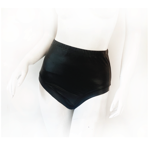 Matte Vinyl High Waisted Brief