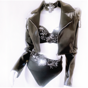 Shattered Glass Belt (with optional garters)