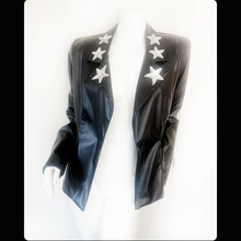 Load image into Gallery viewer, Stardust vinyl blazer