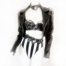 Load image into Gallery viewer, Headbanger's Ball Super Cheeky Striped Bottom