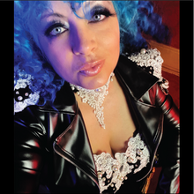 Load image into Gallery viewer, Vixen Noir Beaded Lace Choker