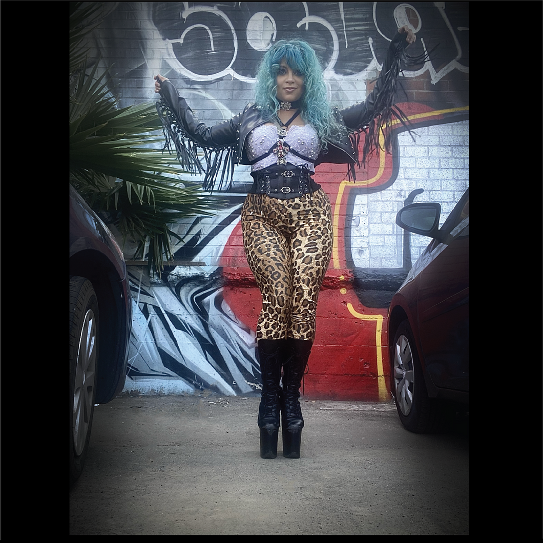 Headbanger's Ball Leopard High Waisted Legging
