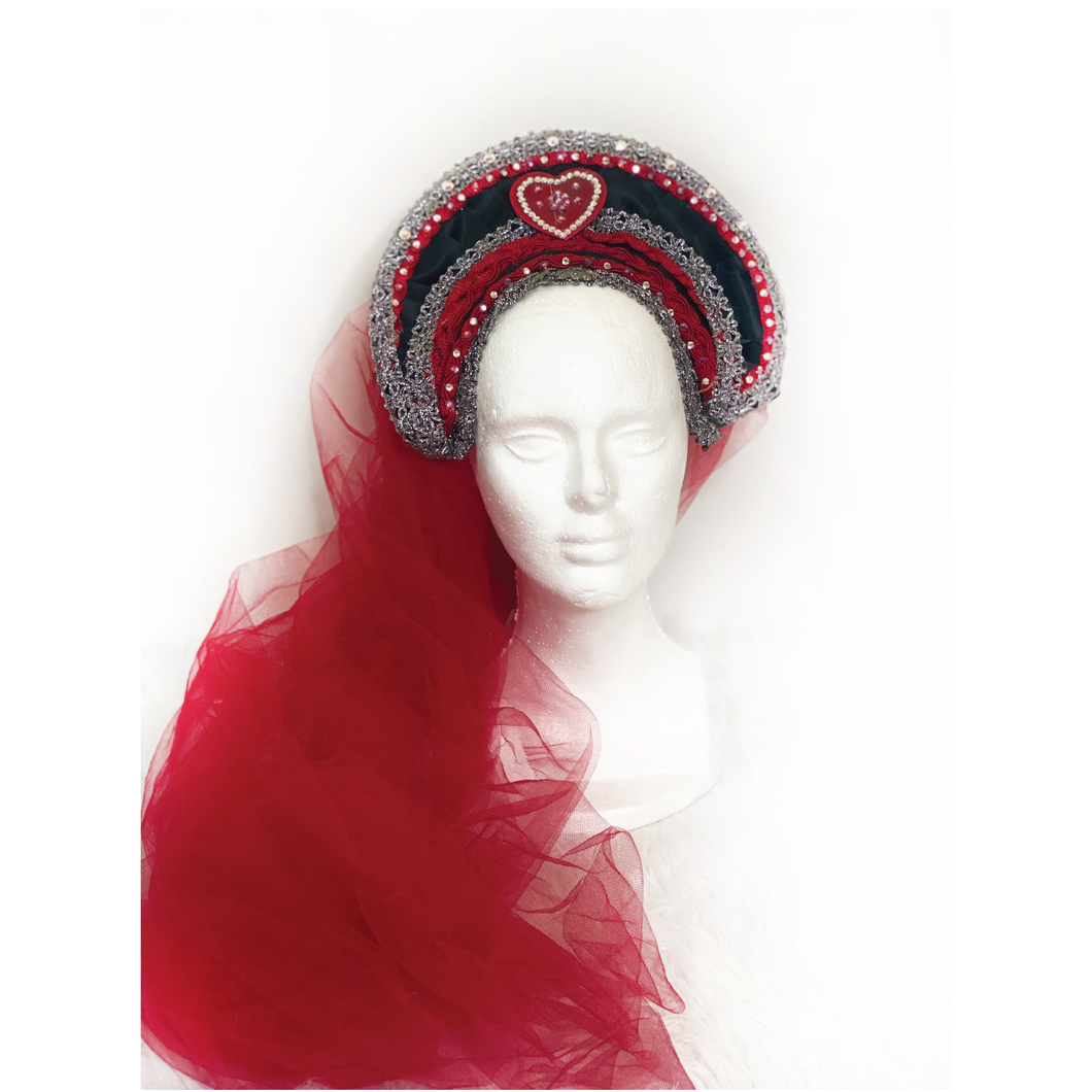 Queen of Hearts Headpiece