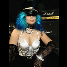 Load image into Gallery viewer, Black Fingerless Lace Elbow Gloves