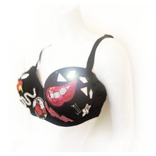 Load image into Gallery viewer, Bad Reputation Bling &#39;n&#39; Patch Bra