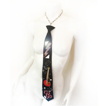 Load image into Gallery viewer, Pop punk studded patch tie 
