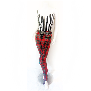 Headbanger's Ball Striped Bustier