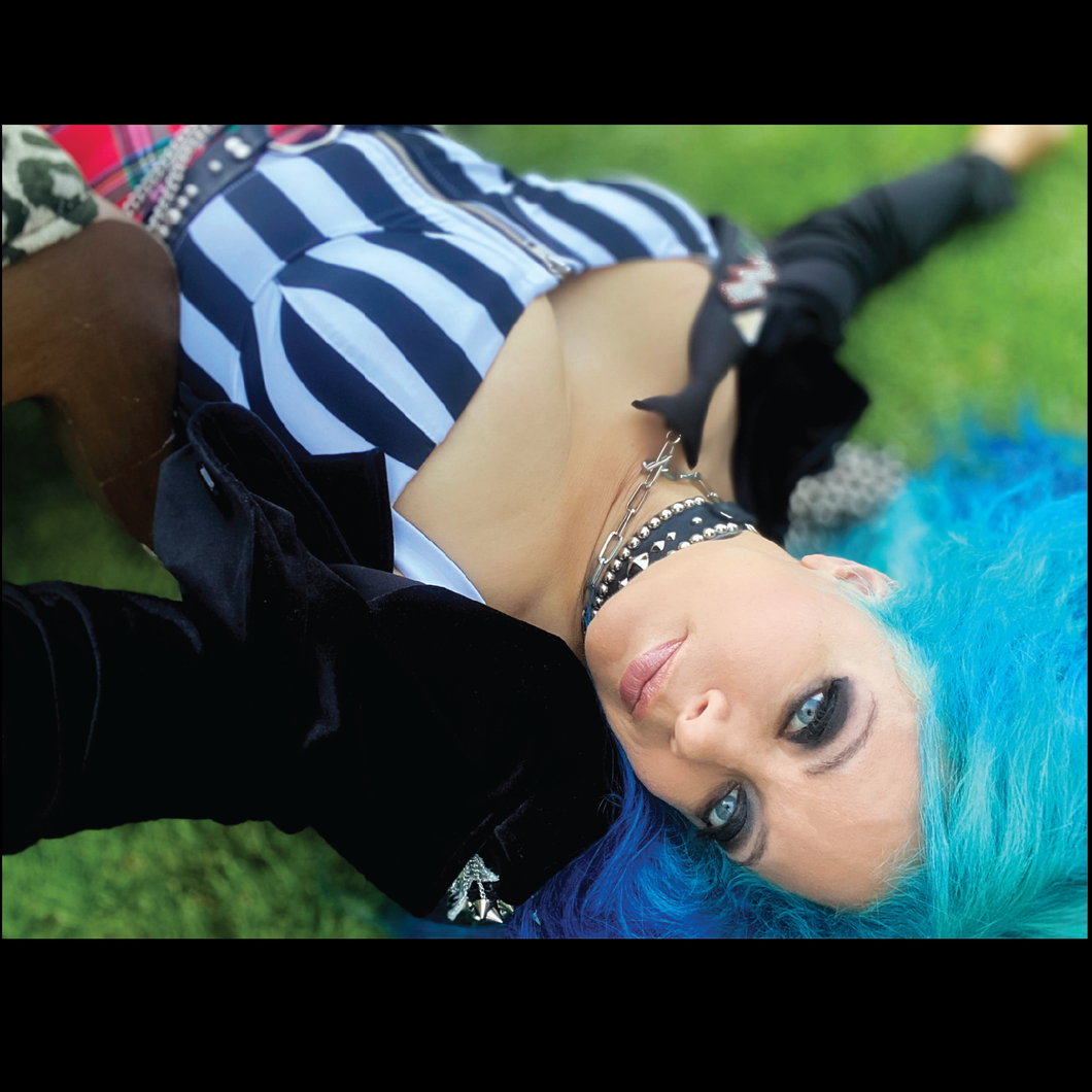 Headbanger's Ball Striped Bustier