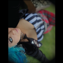 Load image into Gallery viewer, Headbanger&#39;s Ball Striped Bustier