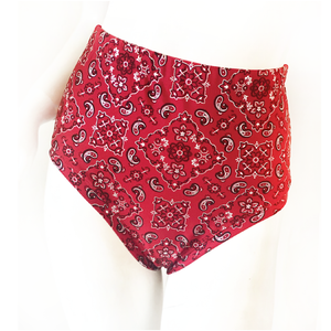 Bandana High Waisted Bikini Bottom