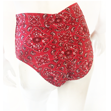 Load image into Gallery viewer, Bandana High Waisted Bikini Bottom