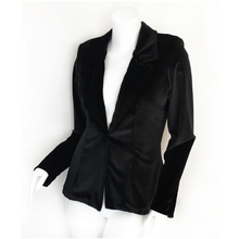 Load image into Gallery viewer, Black Velvet Jacket