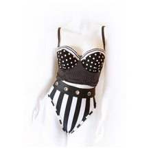 Load image into Gallery viewer, Cirque du Rock Polka Dot Bustier