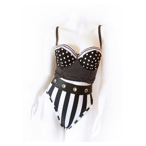 Cirque du Rock Polka Dot Bustier