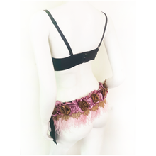 Load image into Gallery viewer, Dusty Rose Bordelle - 32B bra, XS/S belt