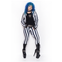 Load image into Gallery viewer, Striped Lace-up legging