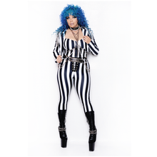 Load image into Gallery viewer, Headbanger&#39;s Ball Striped Bustier