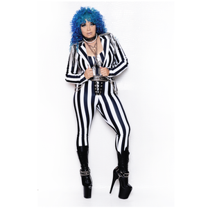 Headbanger's Ball Striped Bustier
