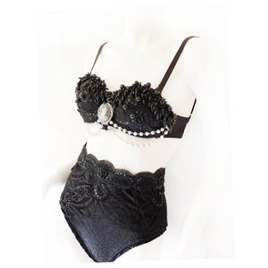 House of Ill Repute Lace Applique Belt