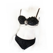 Load image into Gallery viewer, House of Ill Repute Beaded Lace Bra