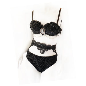 House of Ill Repute Lace Applique Belt