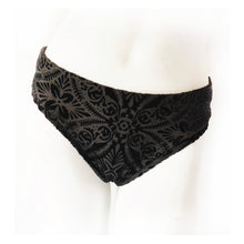 Load image into Gallery viewer, House of Ill Repute Burnout Velvet High Low-Rise Brief