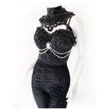 Load image into Gallery viewer, House of Ill Repute Beaded Lace Collar