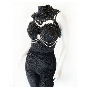 House of Ill Repute Beaded Lace Collar