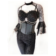 Load image into Gallery viewer, House of Ill Repute Eyelash Lace Shrug