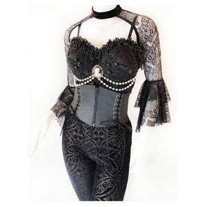 House of Ill Repute Eyelash Lace Shrug