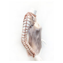 Load image into Gallery viewer, Kelly Gets Twisted Two-Sleeve Velvet Bodysuit - SAMPLE SALE