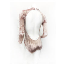 Load image into Gallery viewer, Kelly Gets Twisted Two-Sleeve Velvet Bodysuit - SAMPLE SALE