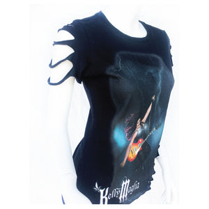 Kelly Maglia Women's Slashed Lightning T-shirt - WOMEN