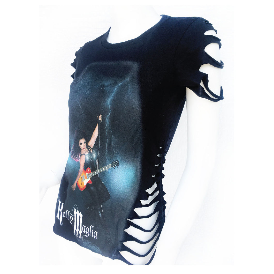 Kelly Maglia Women's Slashed Lightning T-shirt - WOMEN