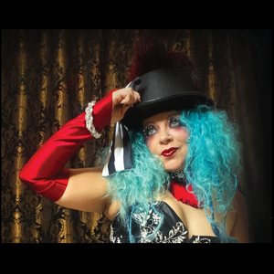 Lady Marmalade Red Satin Gloves