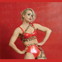 Load image into Gallery viewer, For the Love of Leopard Harness Bra - SAMPLE SALE