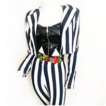 Load image into Gallery viewer, Liquid Vinyl Harlequin Bustier - SAMPLE SALE - 36DD