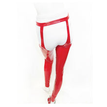 Load image into Gallery viewer, Little Red Corvette Liquid Vinyl Chaps - SAMPLE SALE - size XL/2XL