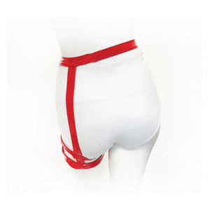 Little Red Corvette Liquid Vinyl Garter - SAMPLE SALE - size XS/S