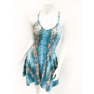 Magic Man Snakeskin Dress