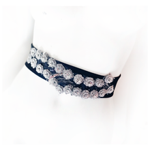 Load image into Gallery viewer, Moto Glam Sequin Lace Belt (with optional garters)