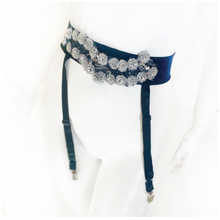 Load image into Gallery viewer, Moto Glam Sequin Lace Belt (with optional garters)