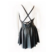 Load image into Gallery viewer, No Life &#39;Til (Vegan) Leather Matte Vinyl Dress - SAMPLE SALE - Size S